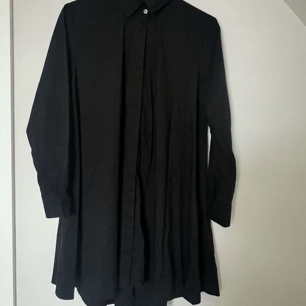 Comfy USA Black Shirt Dress